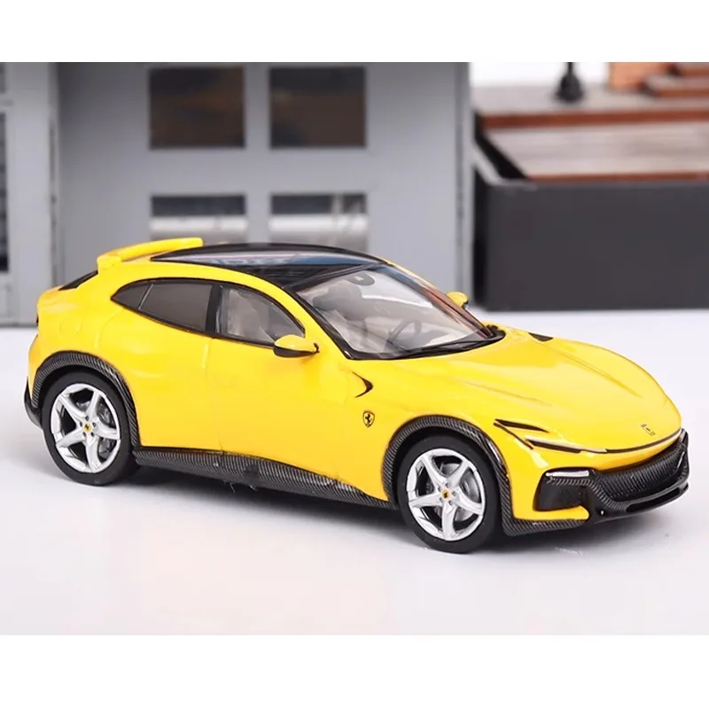 Zabawny Model 1/64 Purosangue V12 SUV FUV Metalowy Model Pojazdu z Odlewu Ciśnieniowego Kolekcja Zabawek Prezent dla Chłopca na Boże Narodzenie