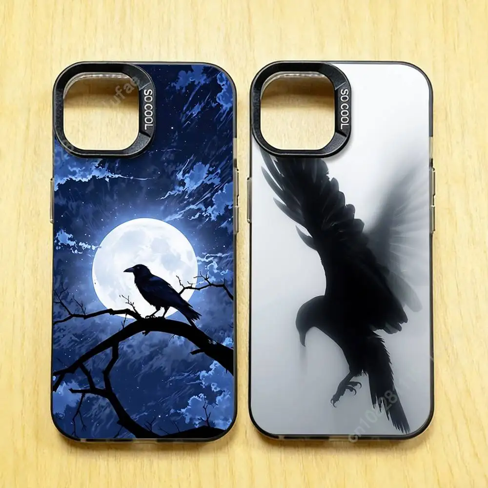 

Raven Medieval Plague Art Phone Case for iPhone 17 16 15 Pro Plus 14 13 Max Mini 12 11 X XS Air TPU Bumper