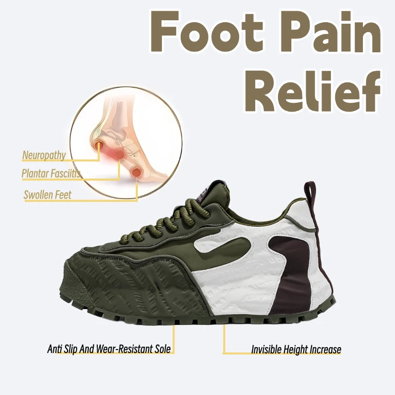 

LiveDay Youth Height Increasing Shoes Trendy Comfortable Versatile Lightweight Trendy High Quality Zapatillas Casuales Hombr