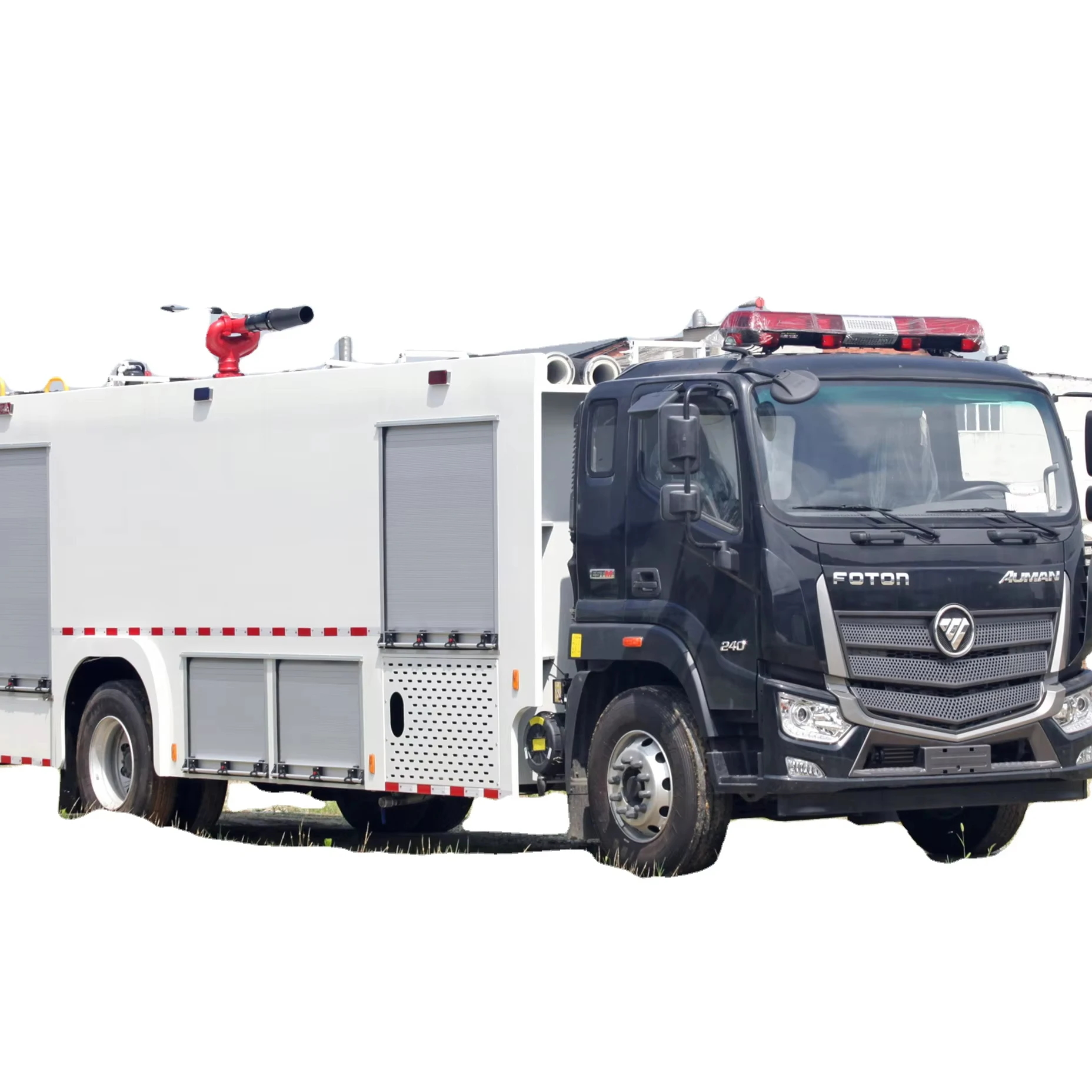 

FOTON New 6-Wheel Fuel Manual Transmission 4x2 Drive Wheel Mul-tifunction Water Foam Fire Fighting Truck Rescue Tanker