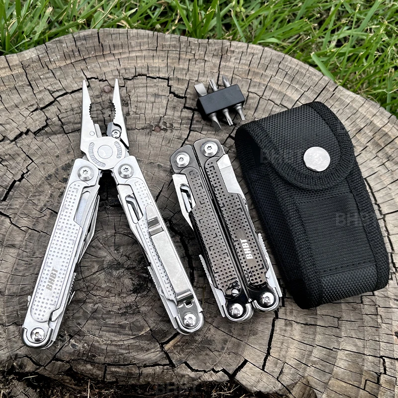 BHBT Folding Multitool Pliers 20 in 1 Multi-functional Combination Tool Pliers Folding Scissors EDC Outdoor Equipment Swiss