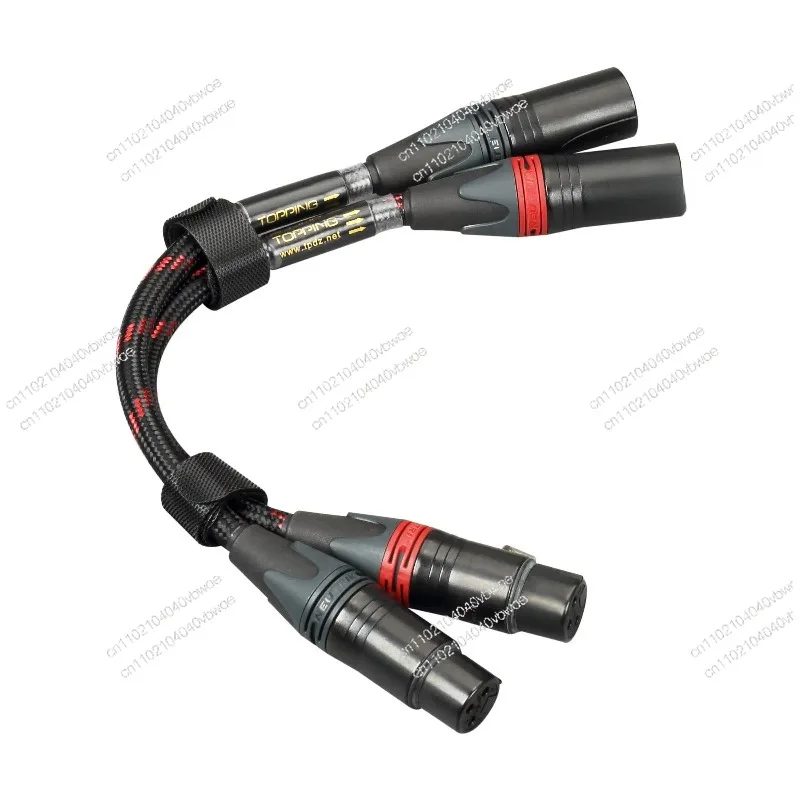 75CM Audiophile Grade 6N Single Crystal Copper Power Amplifier Decoder XLR Balanced Line Xanon Head Male To Female