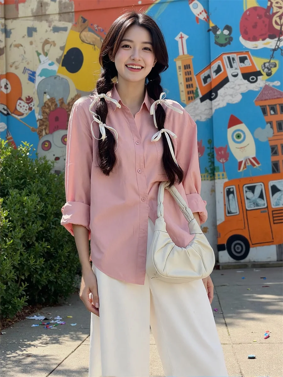 

Женская верхняя одежда с длинным рукавом, рубашки с гофрировкой, легкие, летние, пляжные, праздничные, повседневные, дышащие, хлопковые, простые, базовые