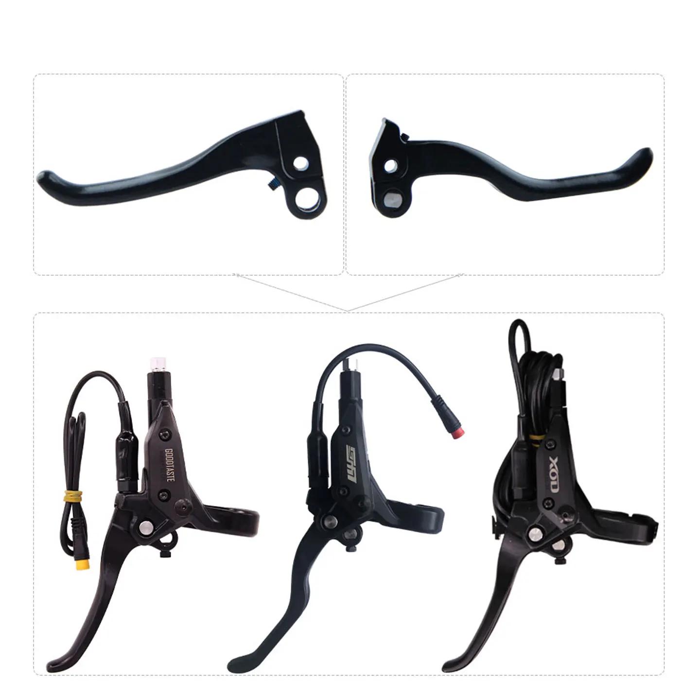 Goodtaste XOD Lever Repair Parts Handle Bicycle Mountain E-bike Electric Scooter MTB Hydraulic Brake Accessories Aluminum Alloy