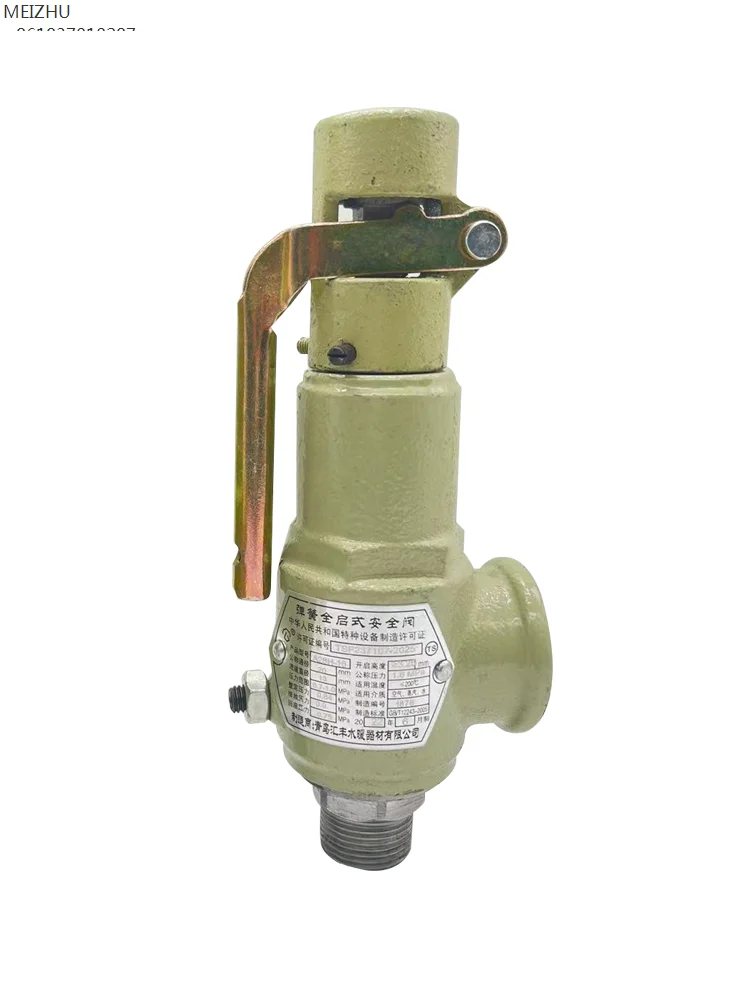 Safety Valve Gas Tank Steam Safety Valve A28h 16 Full Open Spring Type Relief Pressure Valve