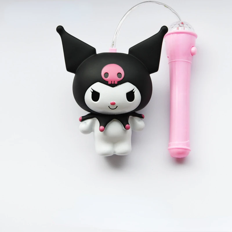 Sanrio Kuromi Hello Kitty Melody Glow Portable Lanterns Kids Music Lanterns Toys Festival Merry Christmas New Year Gifts