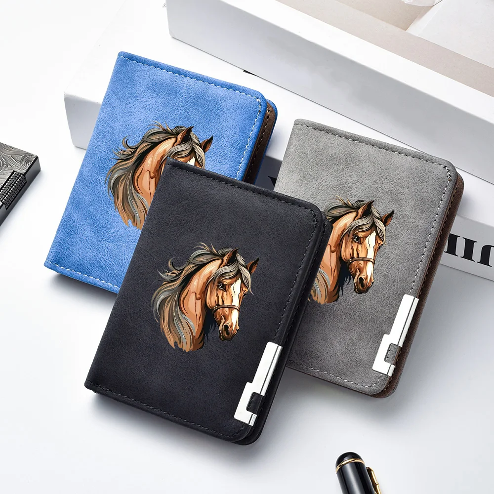 Men's Classic Mini Wallet - Fashionable and High-quality Design, Capable of Holding Credit Cards, Portable Money Clip Wallet