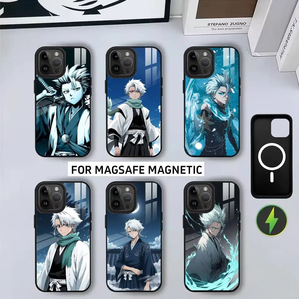 

B-BLEACH T-Toshiro H-Hitsugaya-BTH Phone Case For iPhone17,16,15,14,13,12,11 Plus,Pro Magnetic with Magsafe Wireless Charging