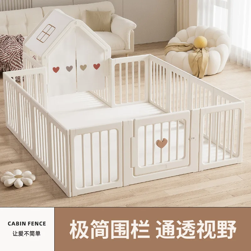 Wholesale baby safety enclosure children crawling games indoor living room home climbing mat fence baby ground enclosure