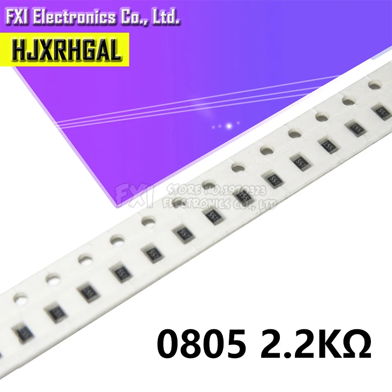 Resistor de chip 0805 SMD, 1 W, 4W, Chip 0R ~ 10M, 0 10R 100R 220R 330R 470R 1K 4.7K 10K 47K 100K 0 10 100 330 470 ohm, 5000 PCes