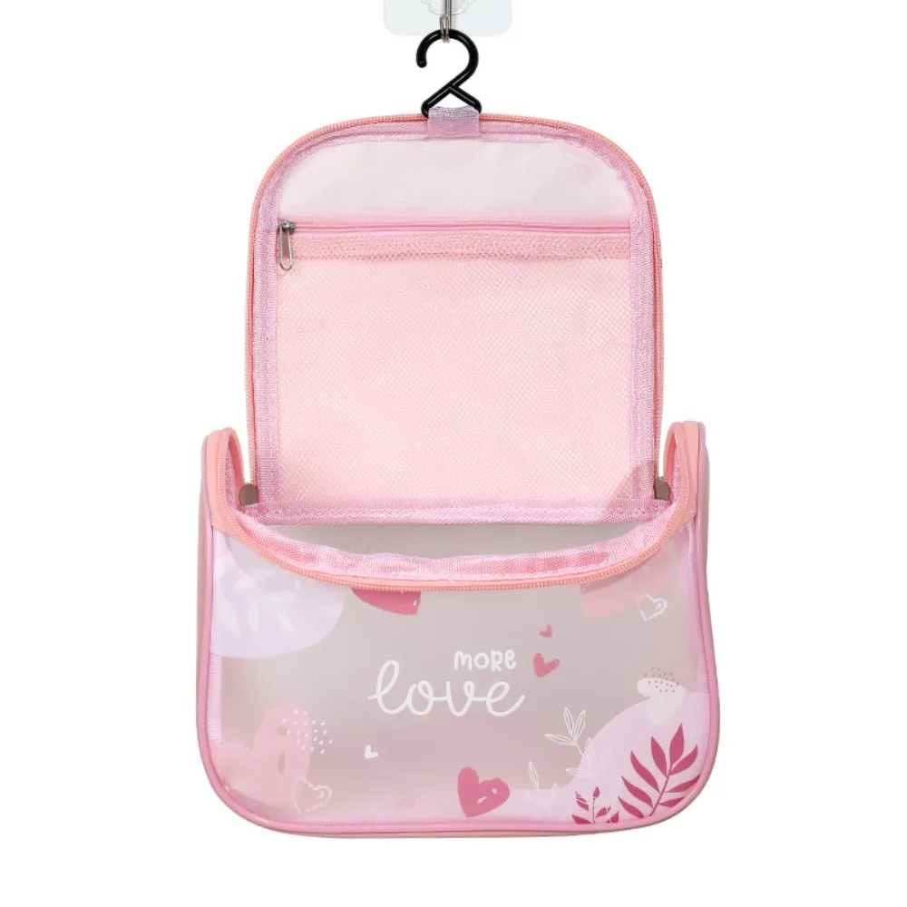 New Fashion Hooking Cosmetic Bag Large Travel Toiletry Bag Transparent Waterproof Organizing Cosmetics