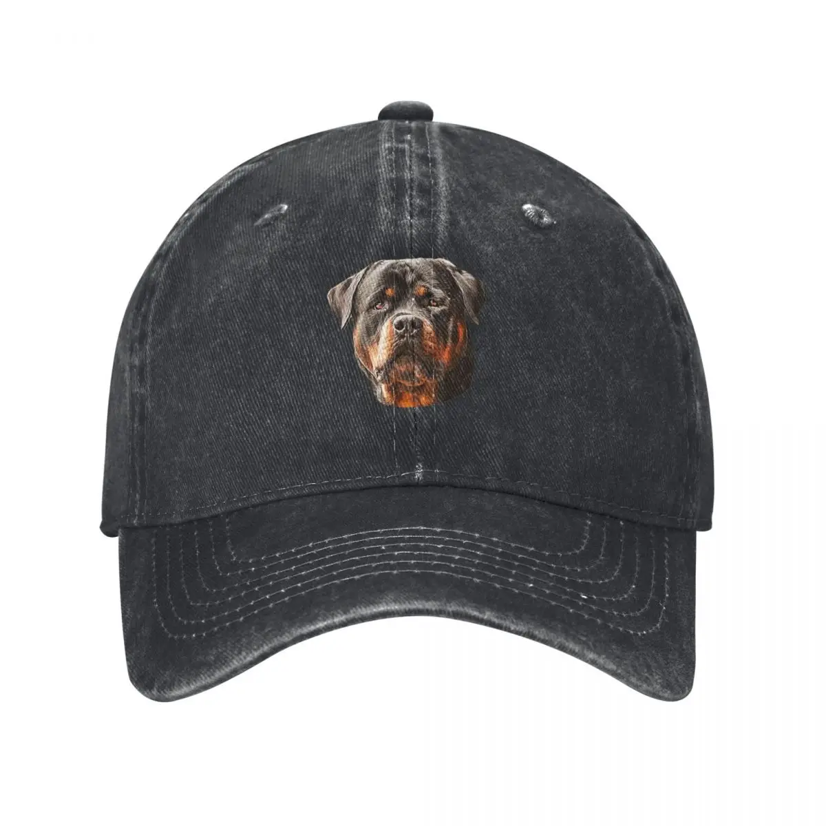 Rottweiler Stunning Dog Head Art Baseball Cap birthday Anime New In The Hat Hat Baseball Cap Luxury Woman Men's