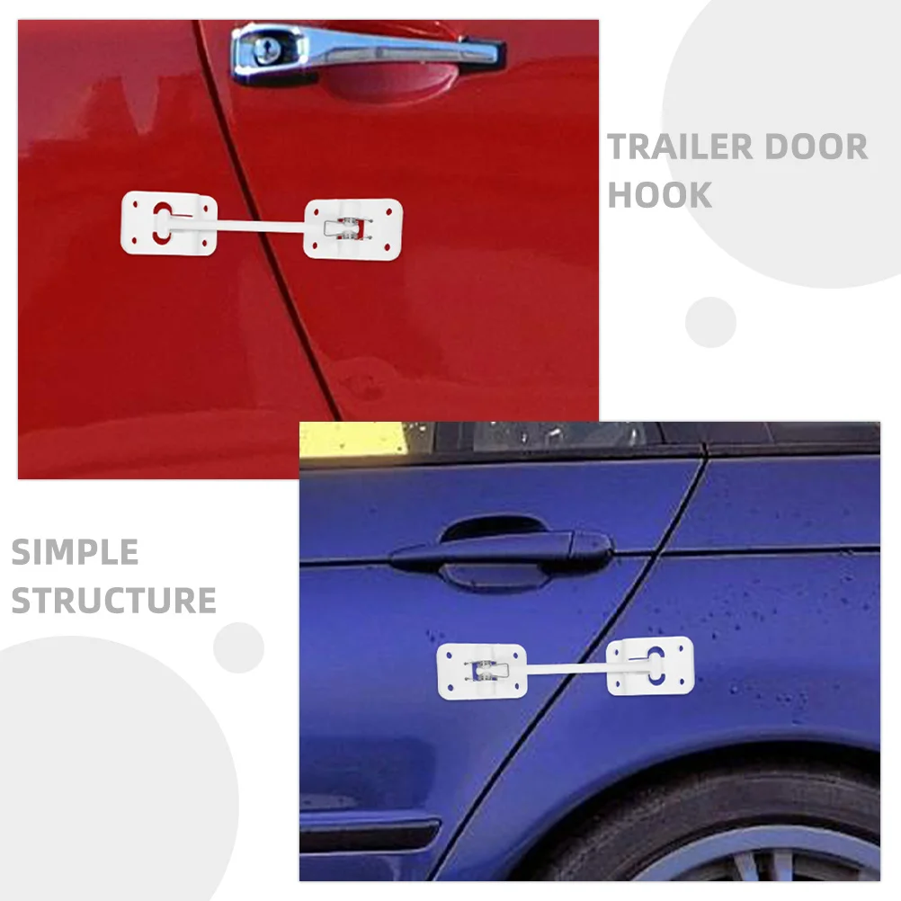 

2 set Trailer Latch Rv Holder Camper Door Latch Catch Replacement For Cargo Trailer Door Hardware Car Interior Accessories