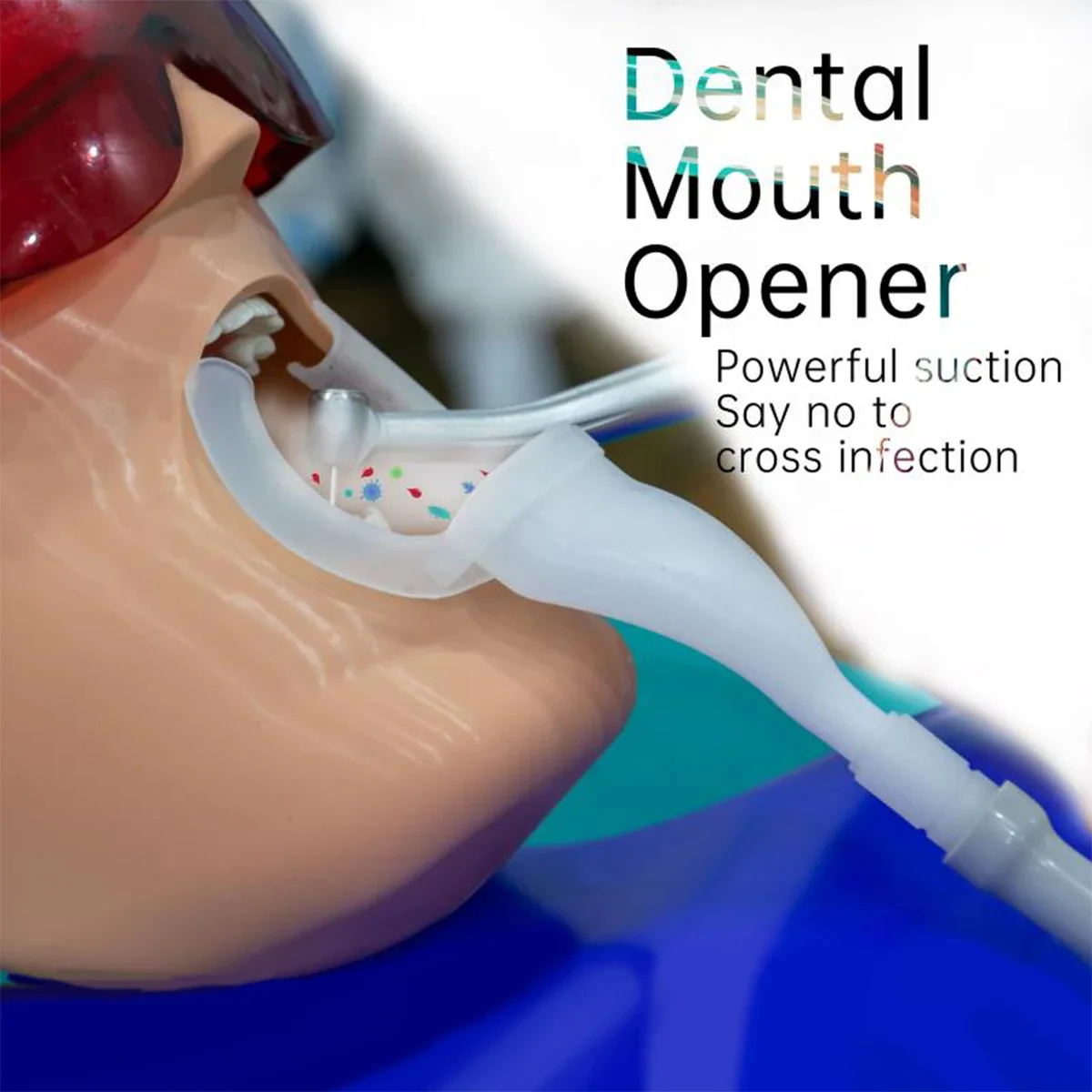 1pc Dental Mouth Opener HVE Suction Droplets Dental Cheek Lip Retractor Suction Mouth Opener for  Dental Chair HVE  Suction
