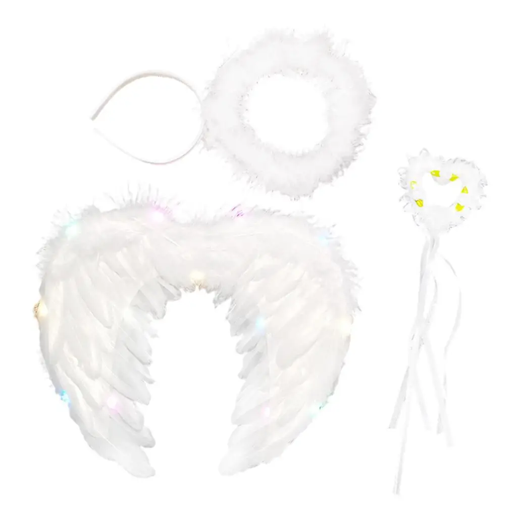 Engelenkostuum Verenvleugel met bandjes Halloween Kerstengel 100x45cm