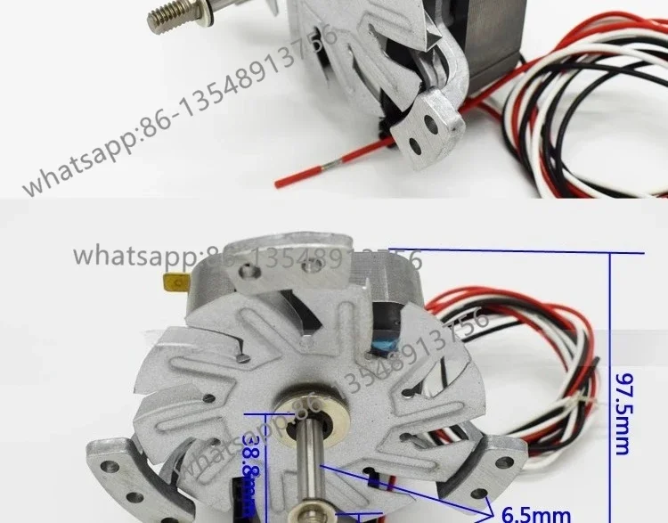 J238-7300 fan, high and low speed second gear, three-wire drying oven oven 220V motor