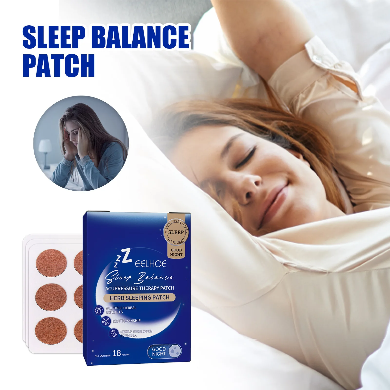 Sleep patches Relax Body care Patches Protect sleep help Sleep aid patches