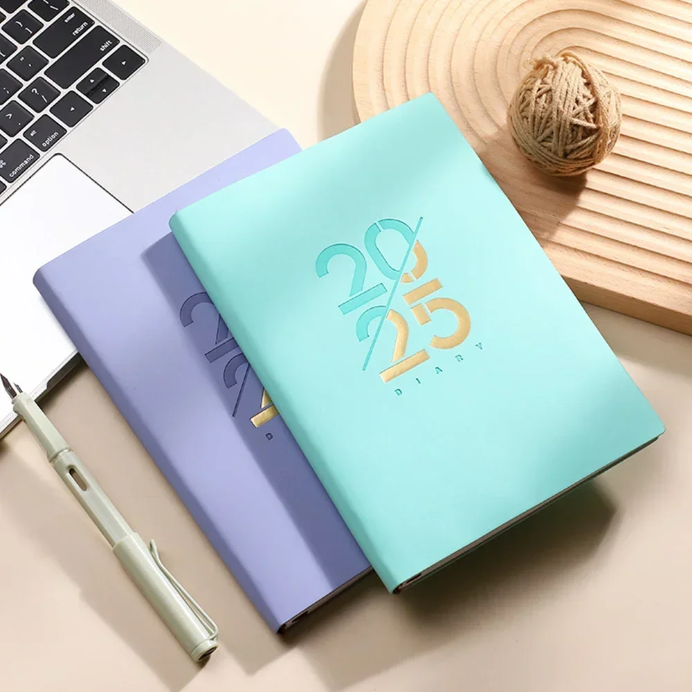 2025 Agenda Diary Notebook Monthly Calendar Daily Planner A5 Notebook Portable List Planner Notebook School Office Stationery