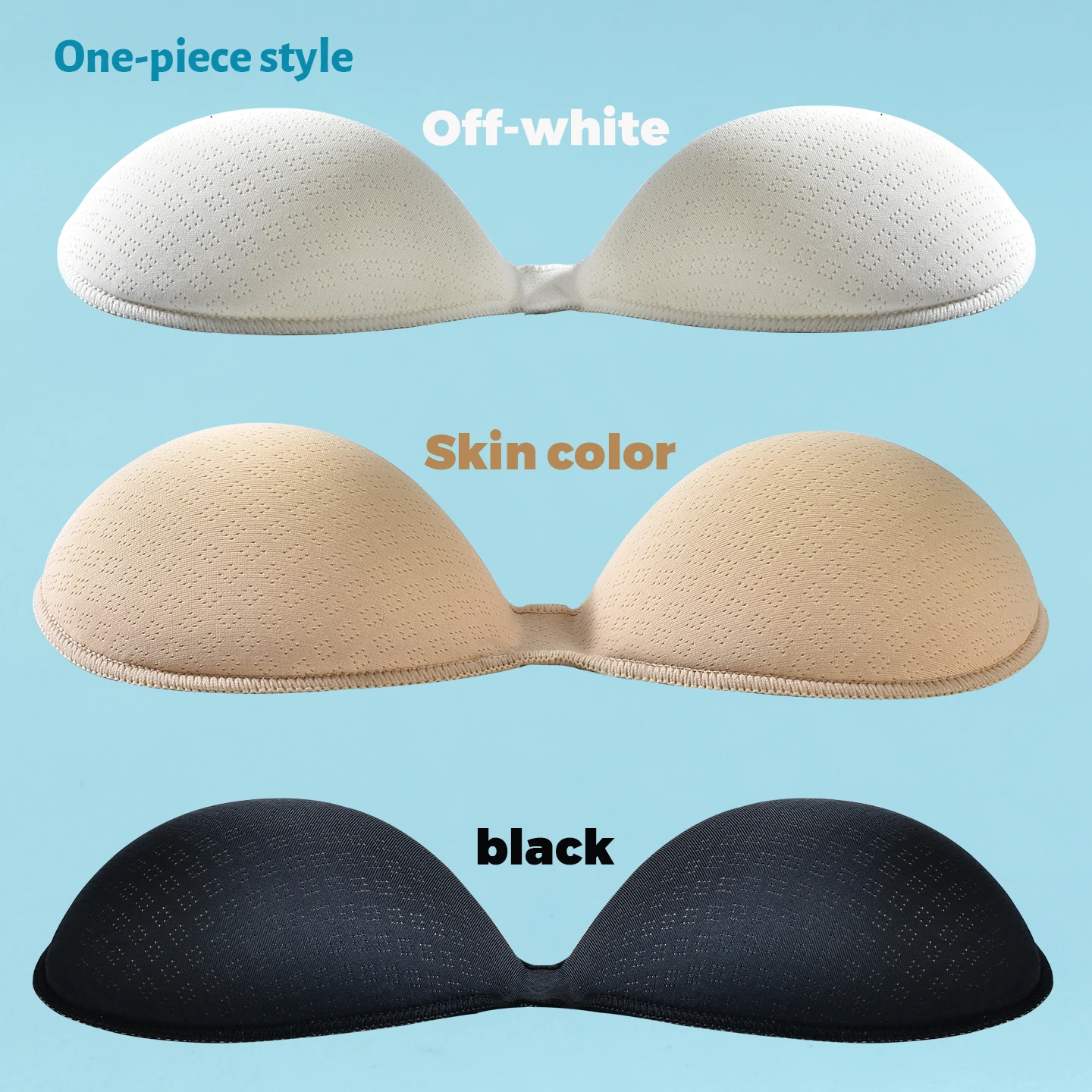 3cm Sexy Thickened Latex Breast Pads, Chest Inserts for Lift and Enhancement, Removable Bra Pads, Suitable for Swimwear and Bikinis