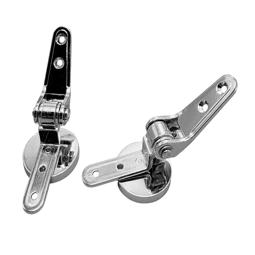 

Zine-alloy Toilet Seats Hinges Toilet Cover Mounting Fixing Connector With Screw Fitting Closestool Replacement Accessories