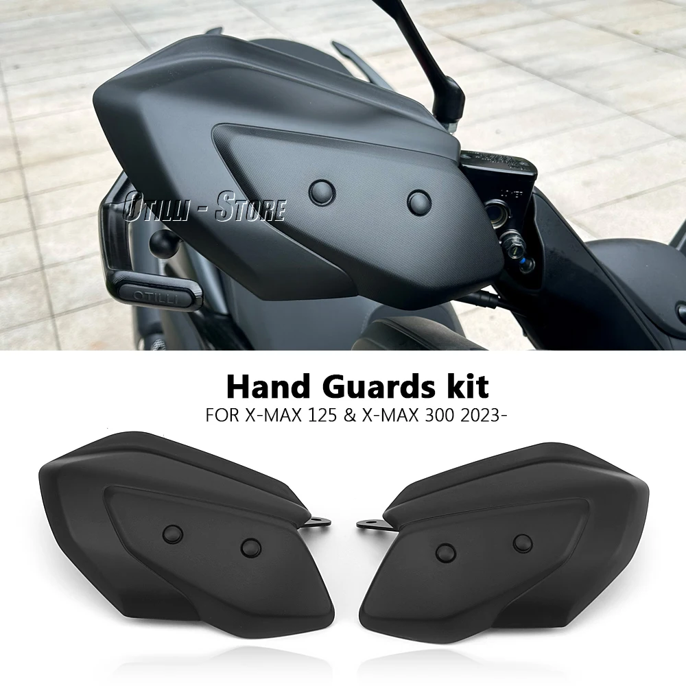 Motorcycle For YAMAHA X-MAX125 X-MAX300 XMAX 125 X-Max 300 2023 2024 Wind Deflector Shield Handguards Hand Protectors Black