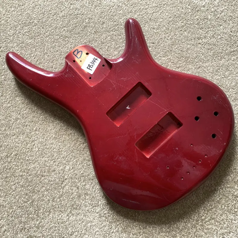 

FB344 Custom Order Unfinished Electric Bass Body Active Pickups for Jazz Bass Replace and DIY with Damages