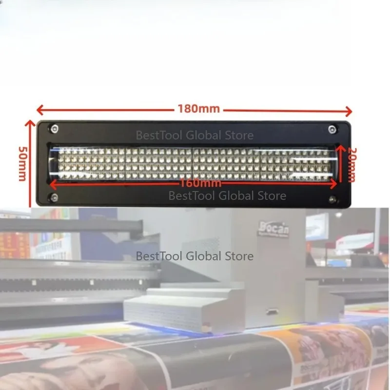 420W Qu-ick D-ry UV Ultraviolet Curing Lamp 395nm LED UV Light Water cooled LED Curing Lamp for Tosh-iba/Ricoh/Sei-ko UV Printer