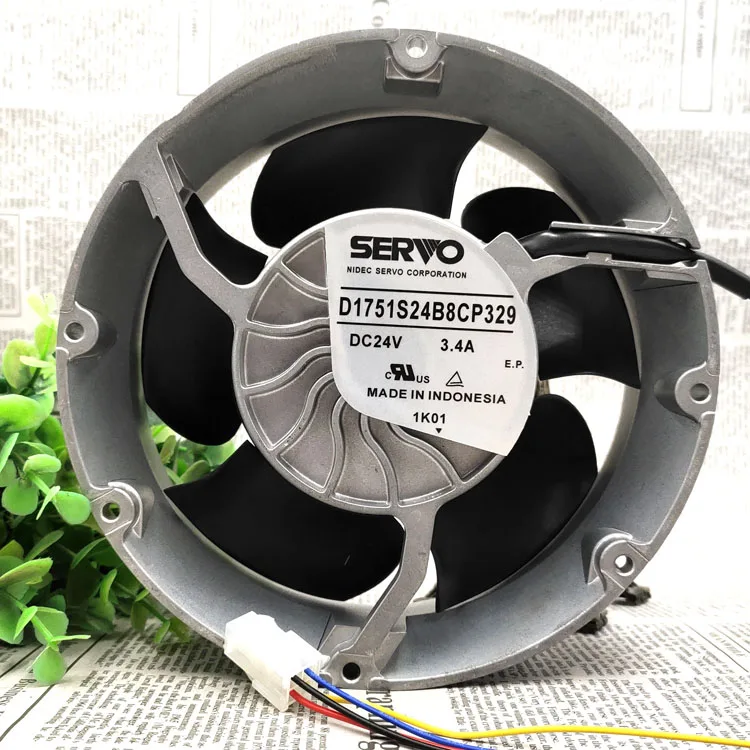 Japanese Servo D1751s24b8cp329 17251 24V 4-Wire Inverter Fan Fan