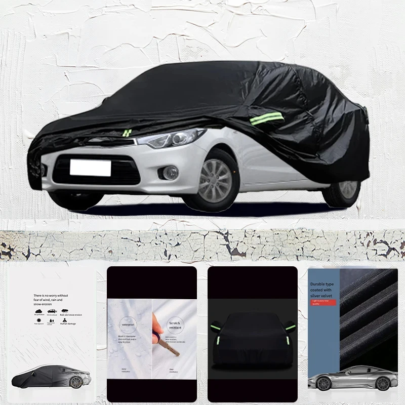 

For Kia-K3S Auto Anti snow Anti dust Anti-uv Anti peeling paint And Anti Rainwater 210t car cover Car cover protection