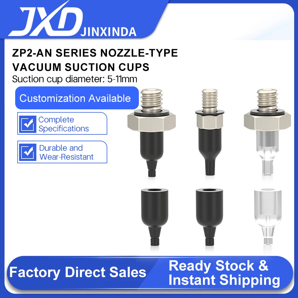 

JXD ZP2-AN Series Nozzle-type Pneumatic Mini Vacuum Sucker ZP2-05/08/11ANS/N/GS-A3 /A4/A5 Small Vacuum Suction Cup