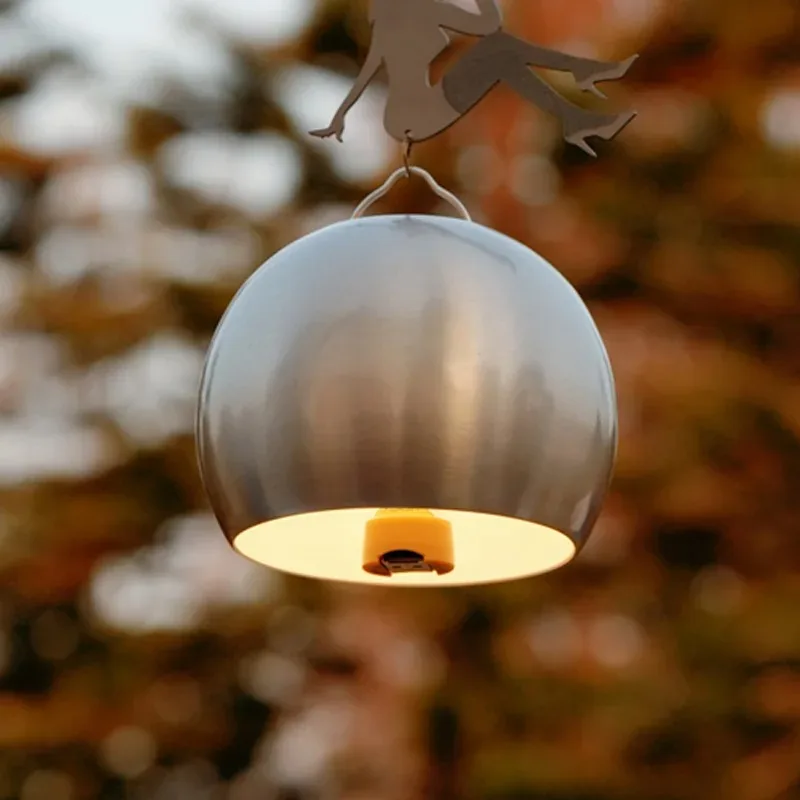 الهدف صفر عاكس الضوء أضواء الكلب الأسود كروية قذيفة المصباح سبائك الألومنيوم كروية قلادة ضوء Goalzero التخييم عاكس الضوء #2