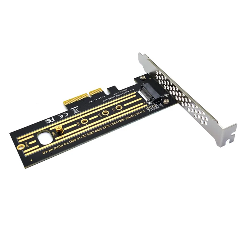 

M.2 Nvme SSD To PCI-E 4.0 Adapter Card PCI-E X4 4.0 GEN4 NVME KEY-M.2 Adapter Card Support 2230/2242/2260/2280/22110 SSD