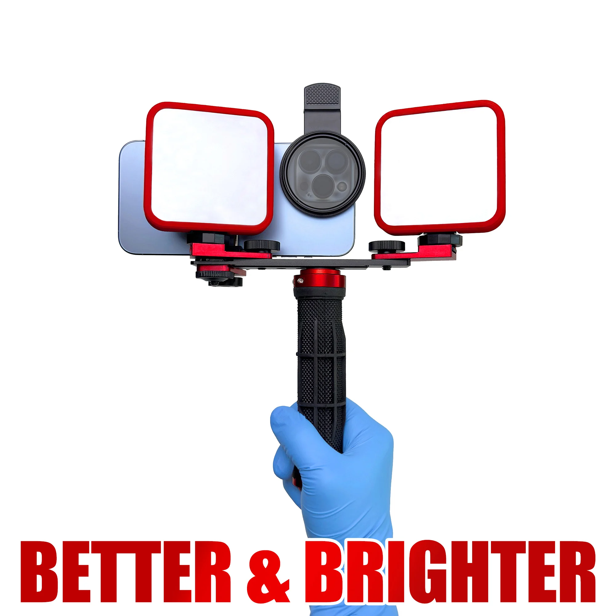 HERA MK-016 LED Photography Light for Phones Professional Photo Video Lighting Smartphone Stand for Enhanced Imagery