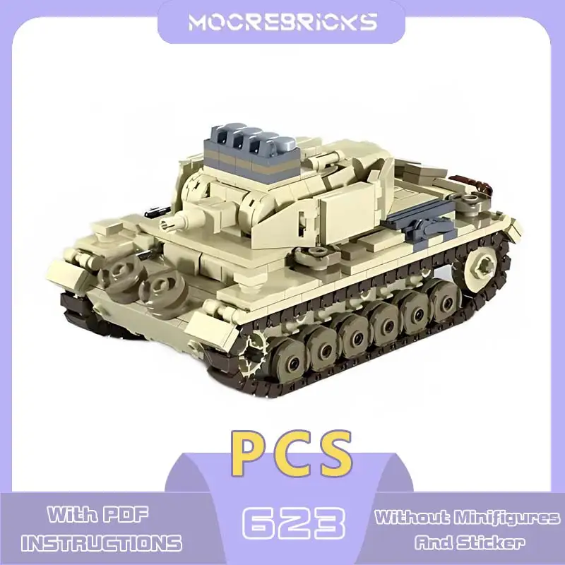 

Army Weapons Panzer III Mini Model Set Infantry Armored Fighting Vehicle Building Blocks Technology Bricks Kids Xmas Gift