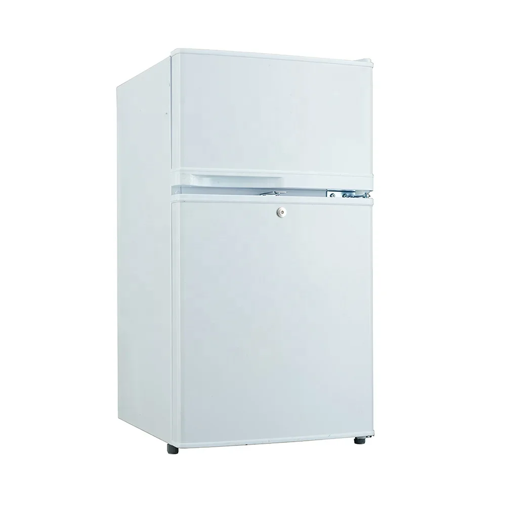 High Quality 85L Double Door Room Fridge Mini Refrigerator And Freezer