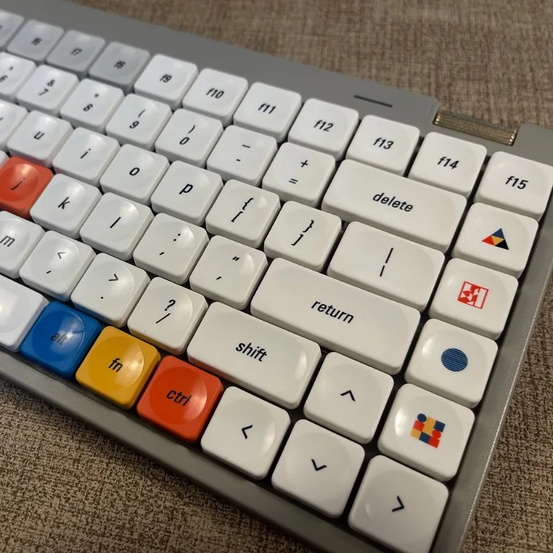 LCK Time Theme Low Profile Keycap Set PBT Ultra-thin Keyboard Cap Original Custom Office Gaming KeyCap for Mechanical Keyboard