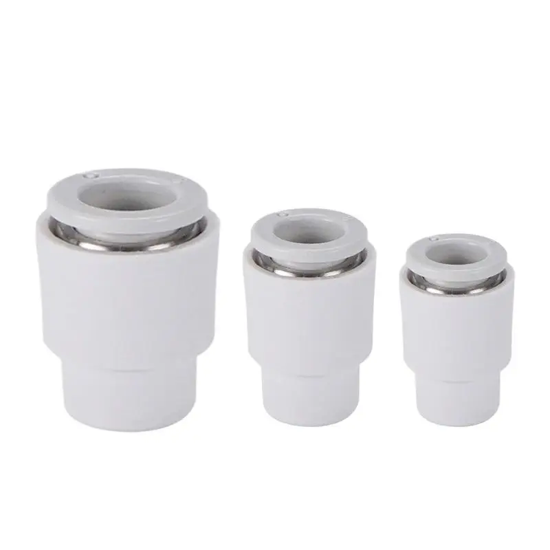 غطاء أنبوب الهواء التوصيل KQ2C KQ2C04-00 06-00 08-00 10-00 12-00 إدراج سريع أنبوب توصيل أحادي الجانب هوائي القصبة الهوائية