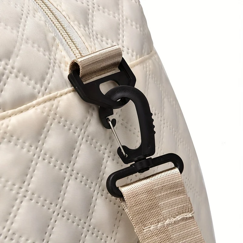 Lässige Nylon-Reisetasche, Große Kapazität für Sport- und Fitness-Aufbewahrung, Tragbare Weekender-Übernachtungstasche mit Mehreren Fächern – Detail 15