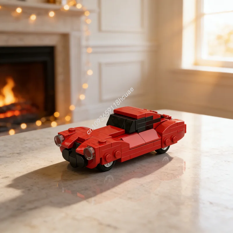 104pcs MOC Alfa Romeo Disco Volante Coupé City Champions Model Building Blocks Architecture Toy Idea Christmas Gifts Brick
