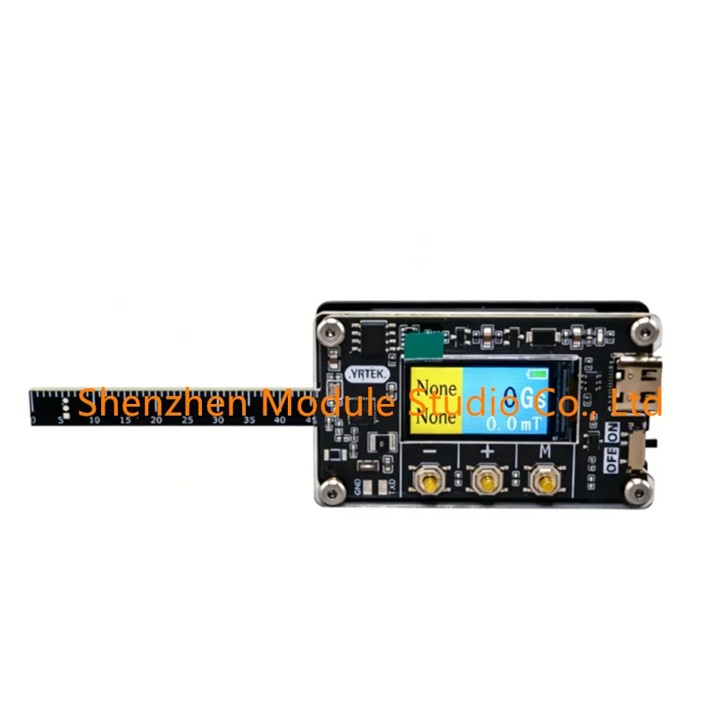 1PCS Magnetic Field Strength Detector, Magnet N/S Polarity Checker, Mini Handheld Gaussmeter Tester with LCD Screen