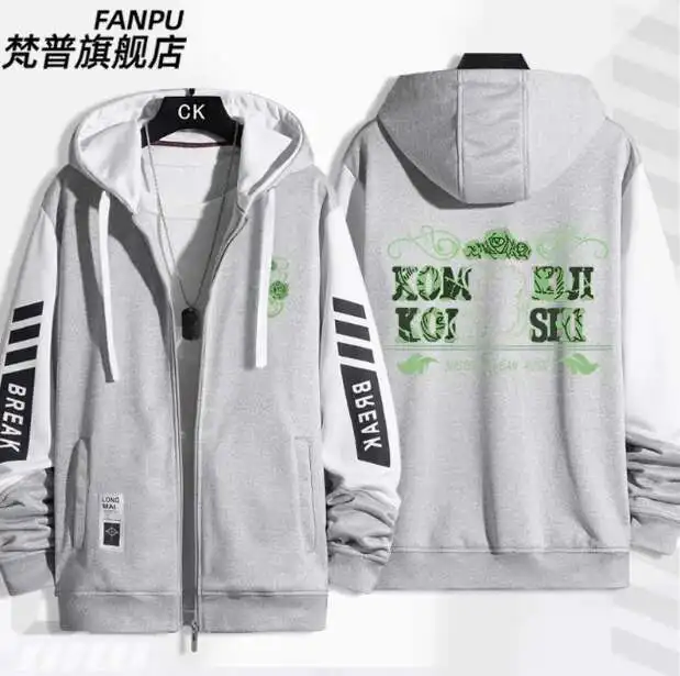 

Anime Komeiji Koishi Touhou Project Cardigan Jacket Hoodie Autumn Winter Cosplay Men Women Coat Loose Tops anime