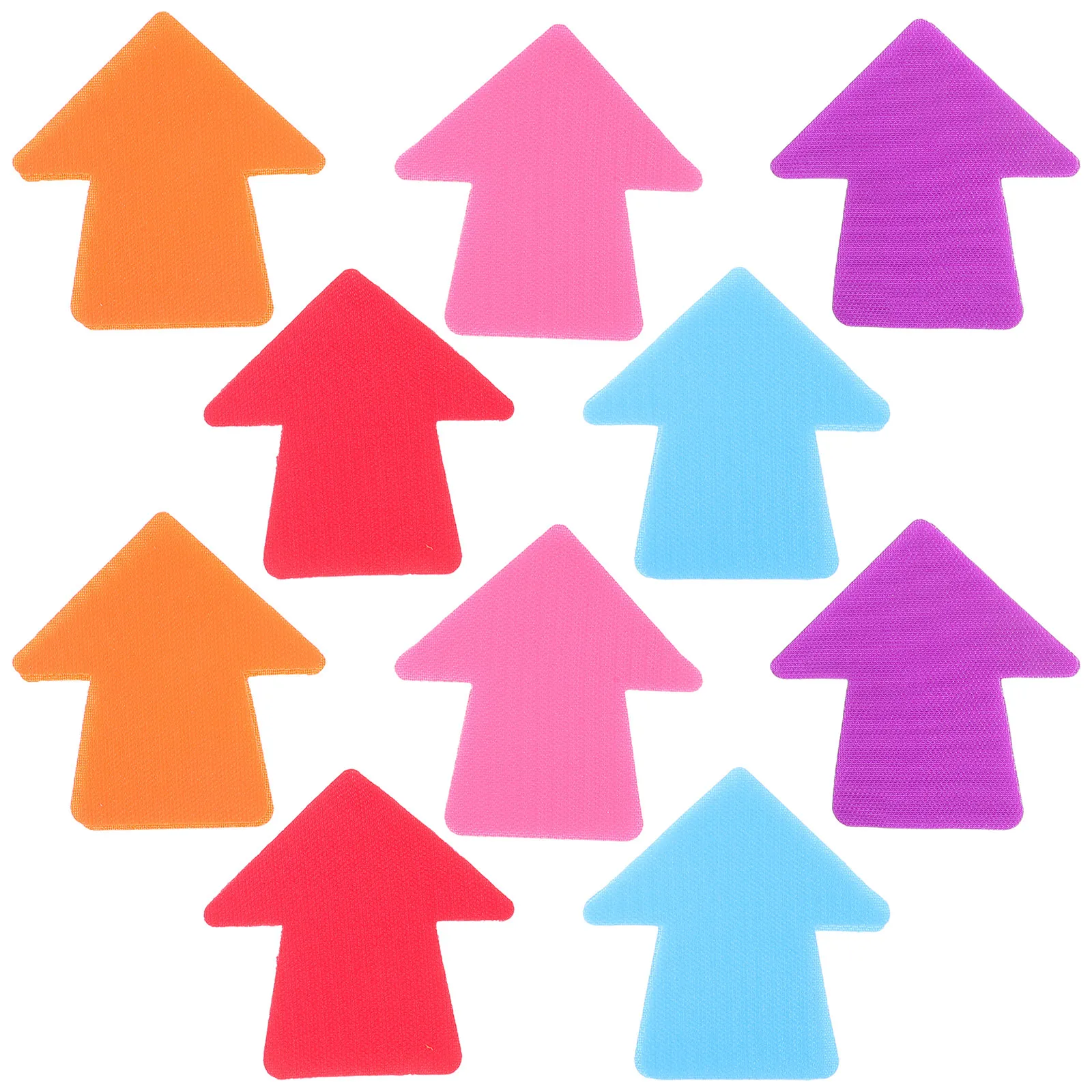 

20Pcs Colorful Arrow Carpet Markers Easy Apply Remove Non-Slip Educational Spot Markers for Classroom Sports Training Home Use
