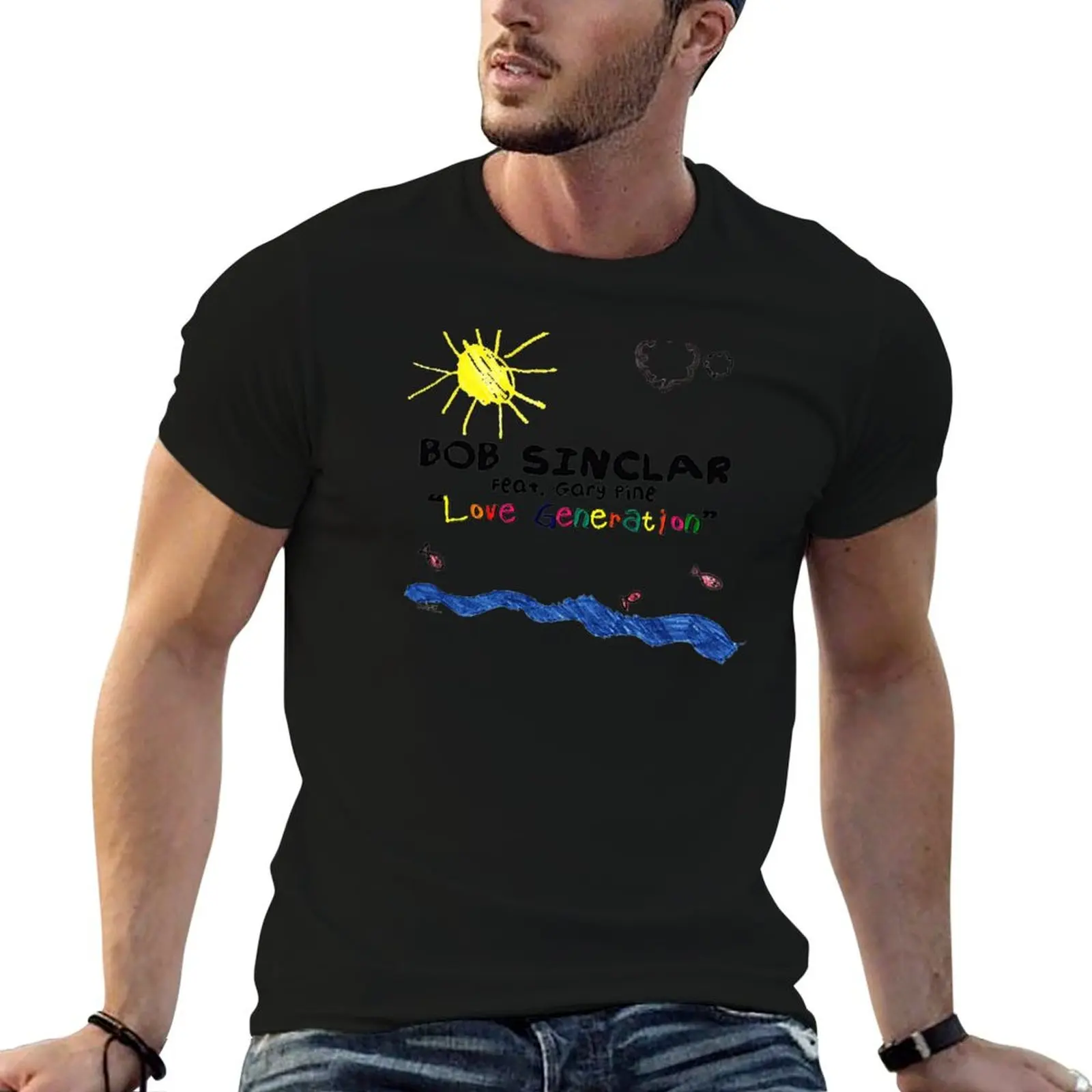 Love Generation T-ShirtT-Shirt essential t shirt anime stuff Aesthetic clothing Men's t shirts