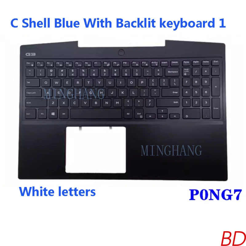 

M For Dell G3 3590 LCD Back Cover Screen Frame Palmrest Bottom Case Cover Shell