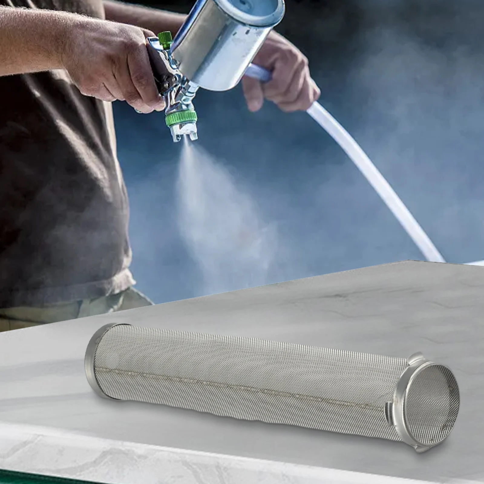 1 ตัวกรองสําหรับปั๊มสเปรย์สุญญากาศโครงสร้างสแตนเลส 304 มี 4 ปีกและรูด้านล่าง 1 อันเพื่อเพิ่มความทนทาน