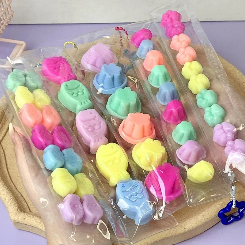 Kawaii Taiyaki Cat Paw Squishy Fidget Toy Cute Cartoon Soft Mochi Squeeze Toys Stress Relief Vent Toy For Adults Children Gifts