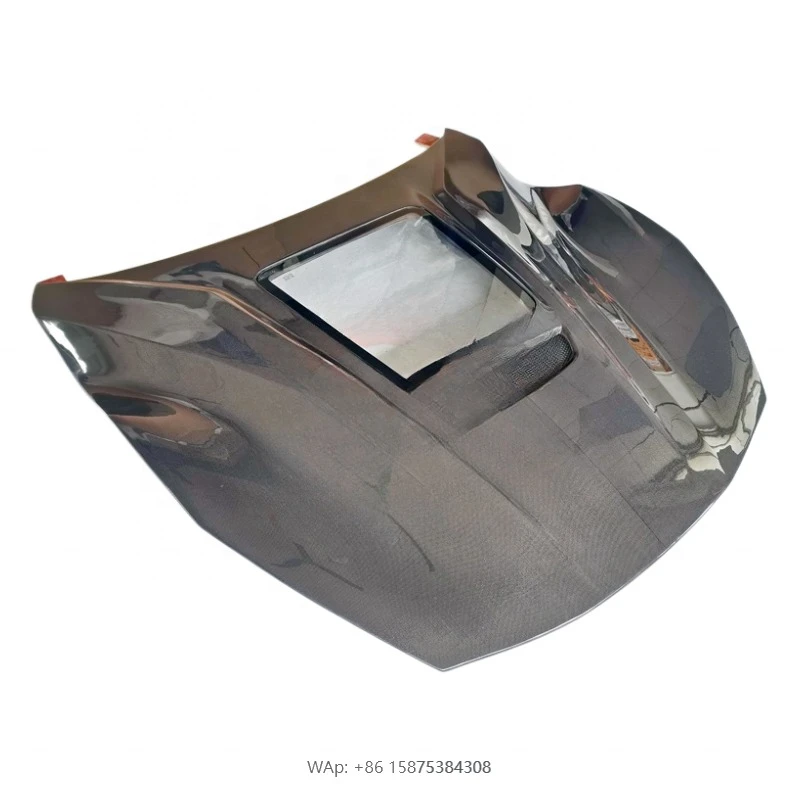 

New Transparent Style Carbon Fiber Hood F12 Bonnet Engine Cover