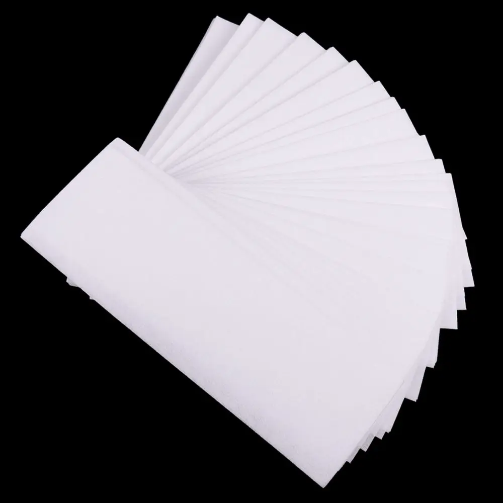 100Pcs/set Disposable Body Cloth Wax Remover Smooth Non-Woven Hair Removal Paper Waxing Strips Depilatory