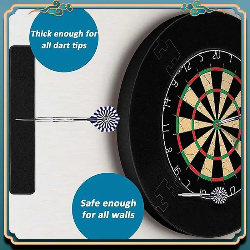 ダーツボードサラウンド壁プロテクター Eva スプライシングダーツボードバックボードサラウンド、壁保護 18 インチダーツボード用使いやすい C