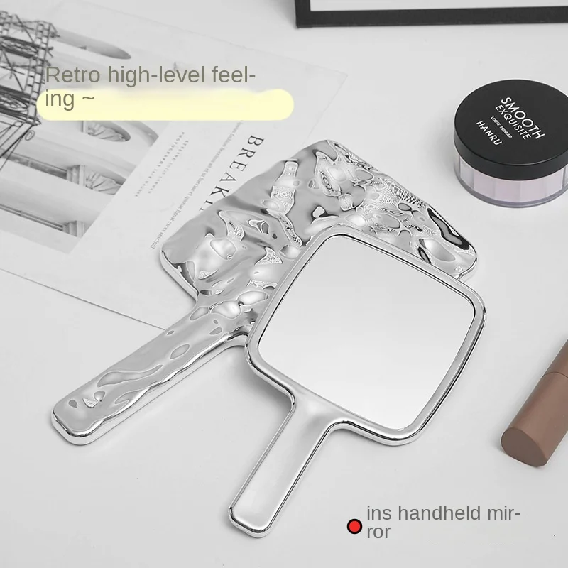 Premium Vintage Lusterko ręczne Retro Elegancki design Przenośne lusterko kosmetyczne Pomysł na prezent dla kobiet